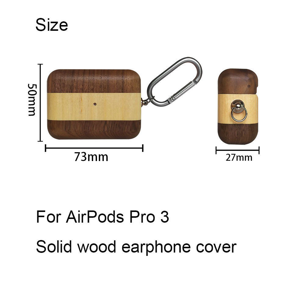 Compatible with Apple, AirPods Pro solid wood headphone covers