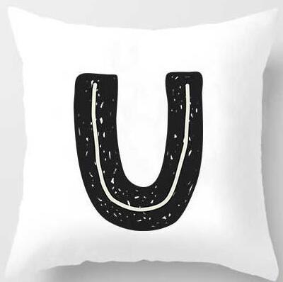 Cute Design Alphabet L Cushion Cover