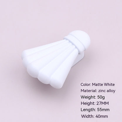 Children's House Closet Door Drawer Handle Creative Cartoon Snail Badminton Colorful Cute Handle