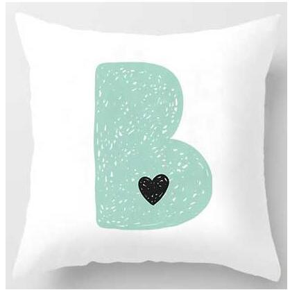 Cute Design Alphabet L Cushion Cover