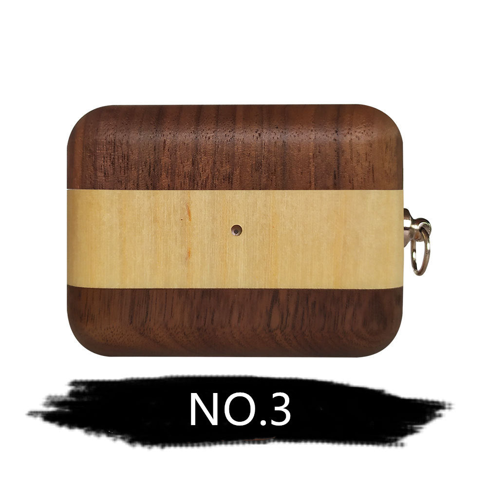 Compatible with Apple, AirPods Pro solid wood headphone covers