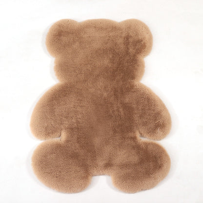 New Product Im Itation Rabbit Fur Cartoon Animal Carpet Floor Mat Door Mat