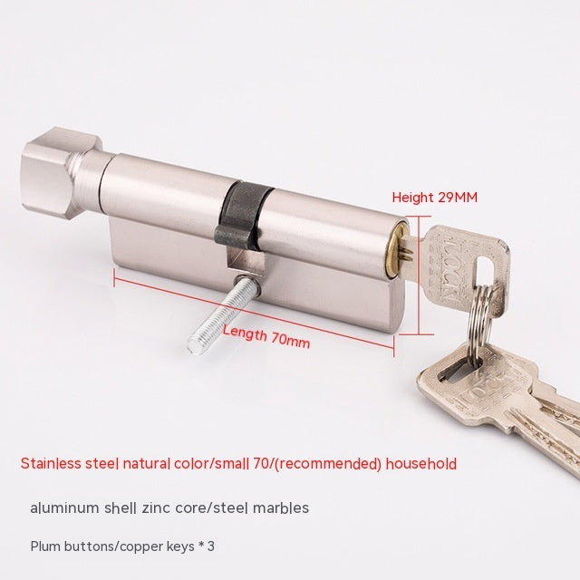 Indoor Door Copper Cylinder 70 Bedroom