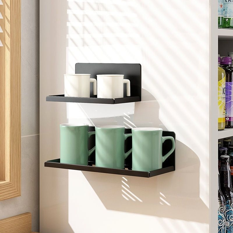 Refrigerator Magnetic Storage Box Side Storage Household Magnetic Storage Rack Cup Drainer Punch-free Hanging Cup