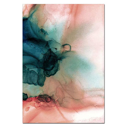 Bedroom painting peony frameless painting core