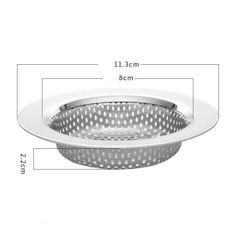 Stainless Steel Sewer Filter Hair Anti-Clogging Slag Screen Coarse Mesh