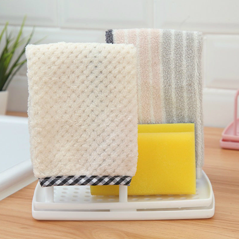 Kitchen Drain Rack Storage Rack, Rag, Dish Cloth, Drain Rack, Kitchenware Storage Basket