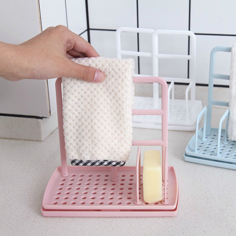 Kitchen Drain Rack Storage Rack, Rag, Dish Cloth, Drain Rack, Kitchenware Storage Basket