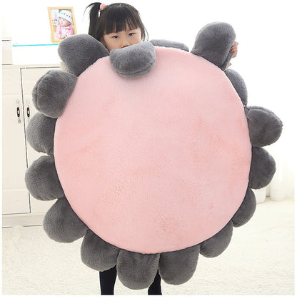 Flower Children's Cushion And Floor Mat Plush Toy