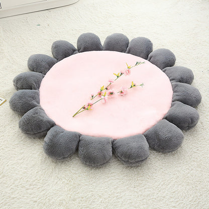 Flower Children's Cushion And Floor Mat Plush Toy