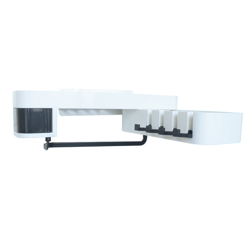 Shelf Wall Hanging Free Perforation Wall Corner Storage Shelf Rotating Rack