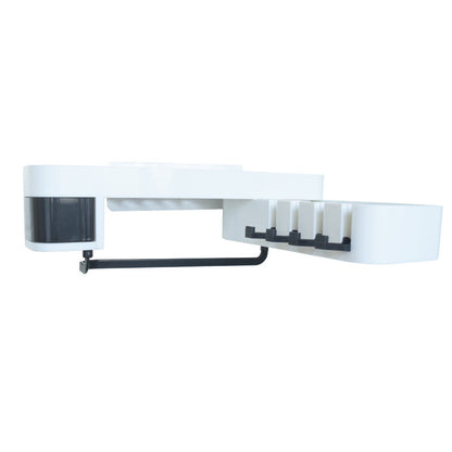 Shelf Wall Hanging Free Perforation Wall Corner Storage Shelf Rotating Rack