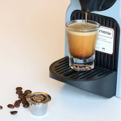 Coffee Oil Capsule Set Stainless Steel Stretch Strainer