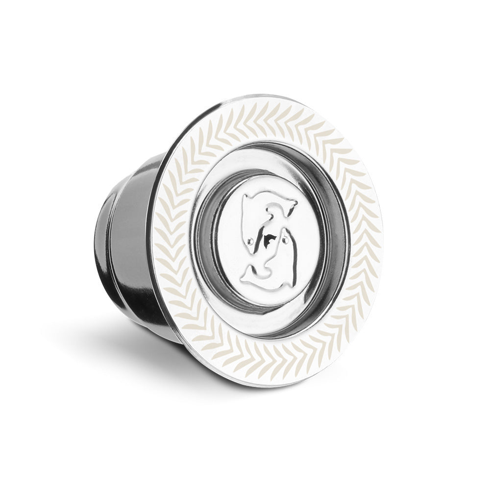 Coffee Oil Capsule Set Stainless Steel Stretch Strainer