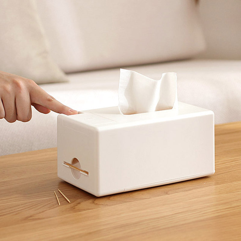 Living Room Automatic Toothpick Box Multifunctional Dining Table Drawer Box Simple