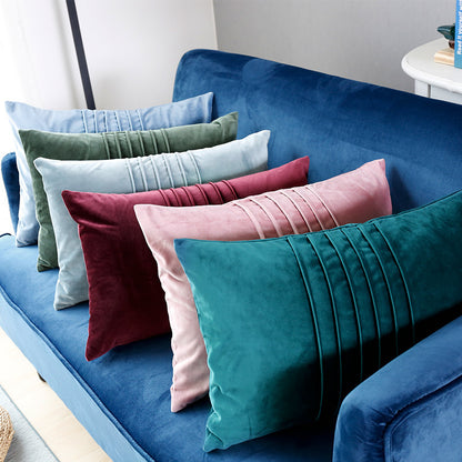 Crepe Organ Hugging Pillow Case Solid Color Holland Velvet Sofa Cushion Pillow