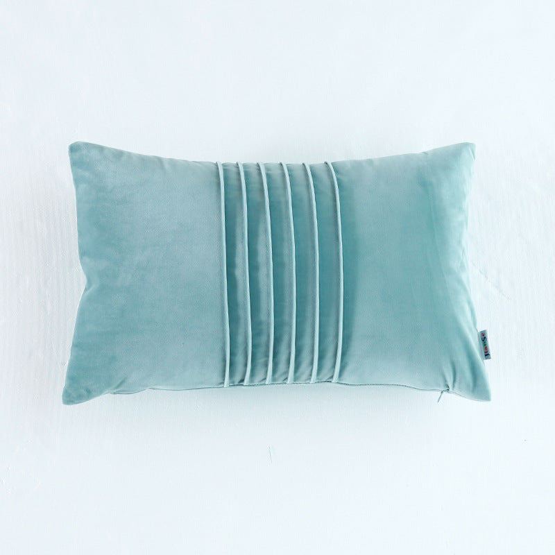 Crepe Organ Hugging Pillow Case Solid Color Holland Velvet Sofa Cushion Pillow