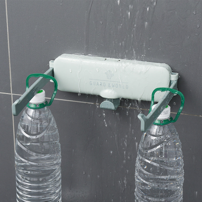Toilet Non - Perforated Storage Rack Folding Washbasin Rack Plastic Storage Rack