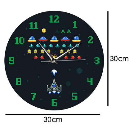 Children'S Bedroom Game Pattern Clock