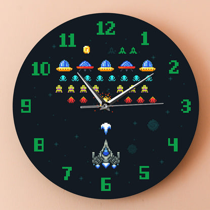 Children'S Bedroom Game Pattern Clock