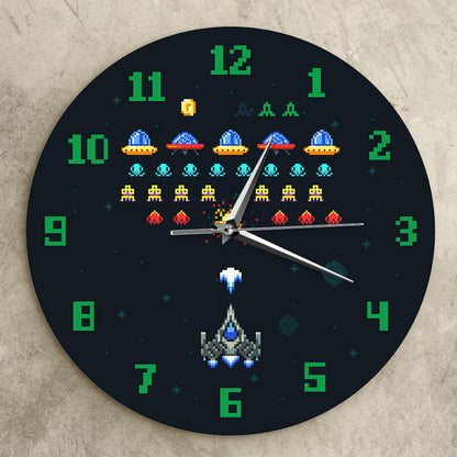Children'S Bedroom Game Pattern Clock