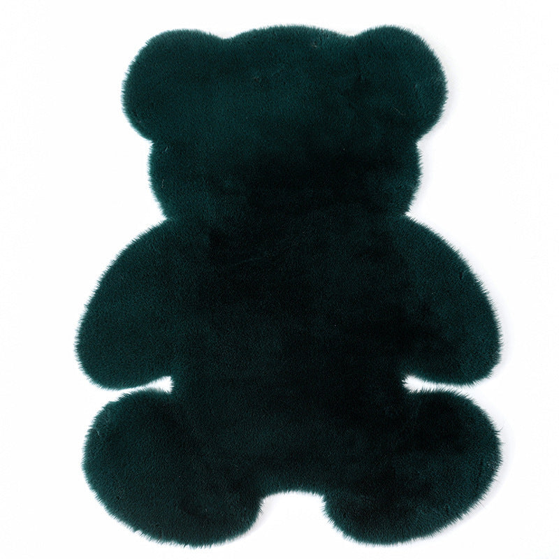 New Product Im Itation Rabbit Fur Cartoon Animal Carpet Floor Mat Door Mat