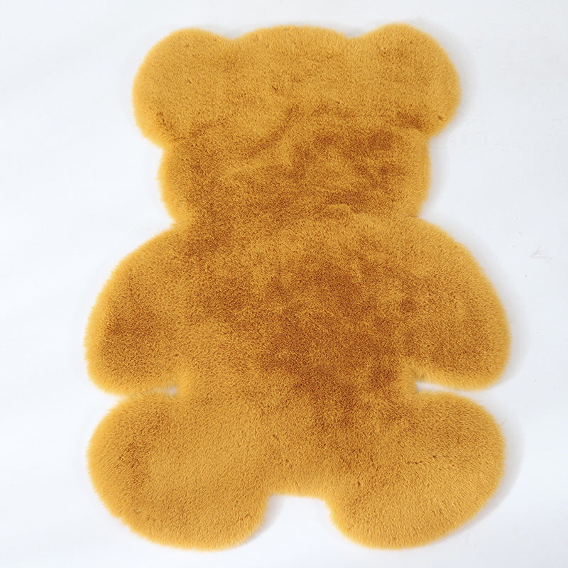 New Product Im Itation Rabbit Fur Cartoon Animal Carpet Floor Mat Door Mat