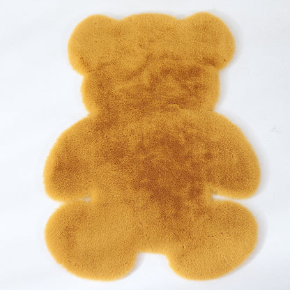 New Product Im Itation Rabbit Fur Cartoon Animal Carpet Floor Mat Door Mat