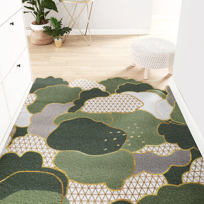 Nordic Style Entrance Door Silk Enclosure Floor Mat Household Door Mat Porch Entrance Door Carpet Entrance Mat Can Be Customized