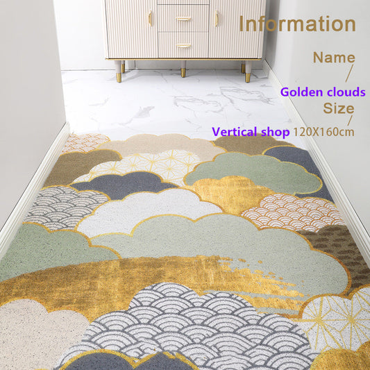 Nordic Style Entrance Door Silk Enclosure Floor Mat Household Door Mat Porch Entrance Door Carpet Entrance Mat Can Be Customized