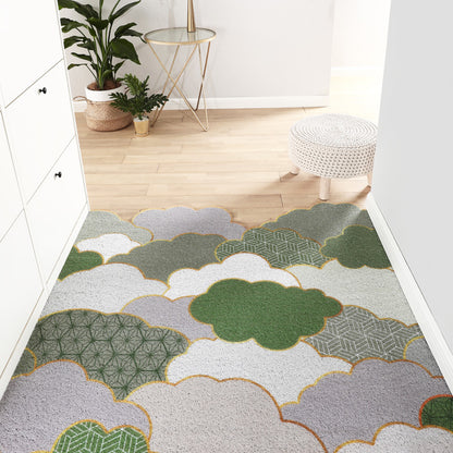 Nordic Style Entrance Door Silk Enclosure Floor Mat Household Door Mat Porch Entrance Door Carpet Entrance Mat Can Be Customized