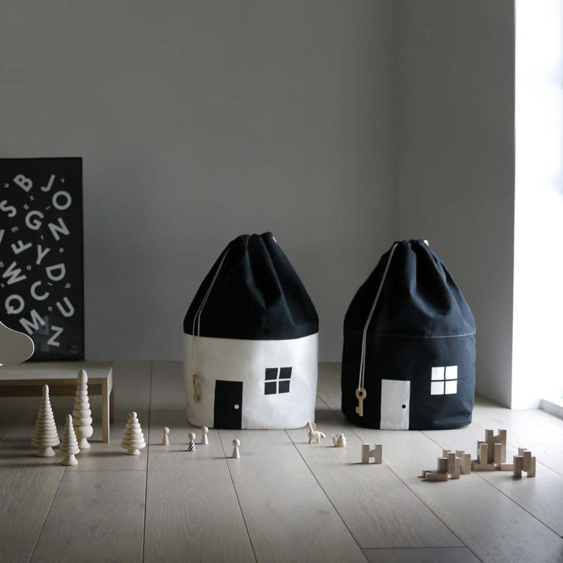 House Organizing Storage Bag Canvas Bag Children's Toy Storage Hanging Bag