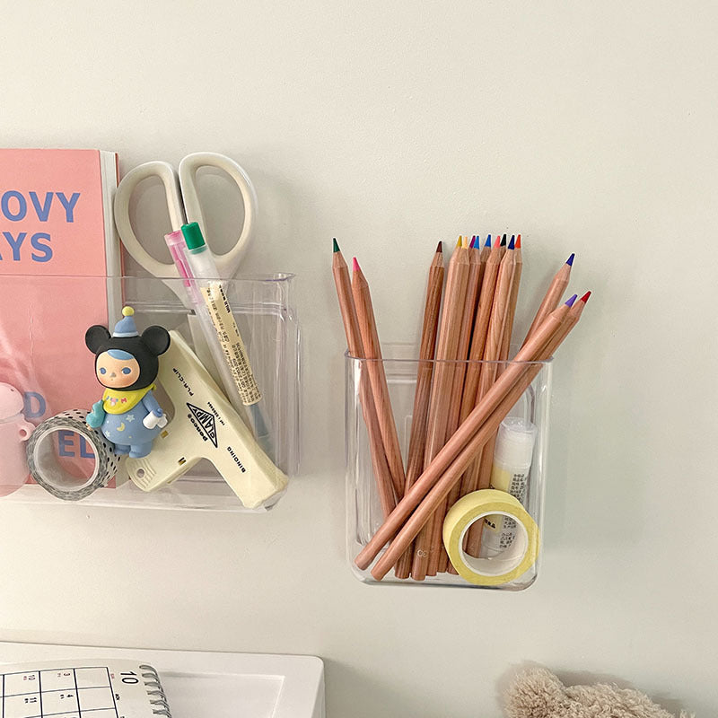 Ins Simple Transparent Wall Storage Box