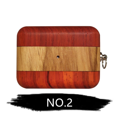 Compatible with Apple, AirPods Pro solid wood headphone covers