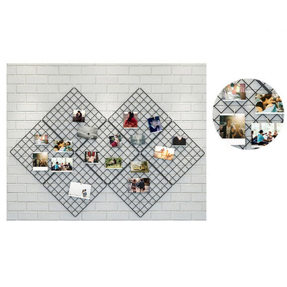 Grid wall storage rack