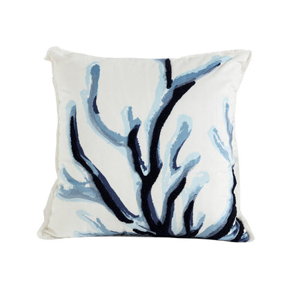 Velvet Embroidered Throw Pillow Printed Cushion Cover