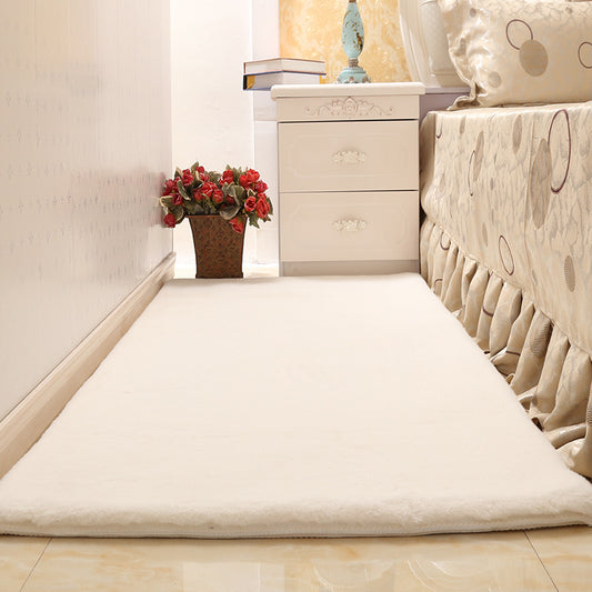 Imitation rabbit fur bedroom bedside blanket
