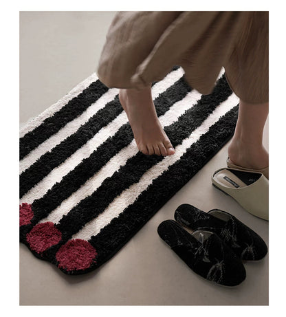 Polka Dot Floor Mat Home Living Room Entrance Cloakroom Bedroom Bedside Carpet Cute Bayeta