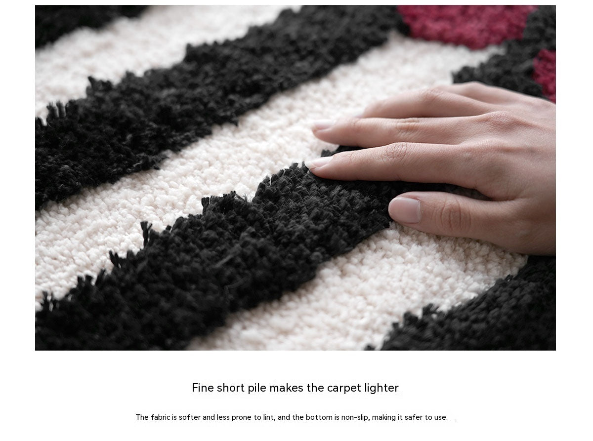 Polka Dot Floor Mat Home Living Room Entrance Cloakroom Bedroom Bedside Carpet Cute Bayeta