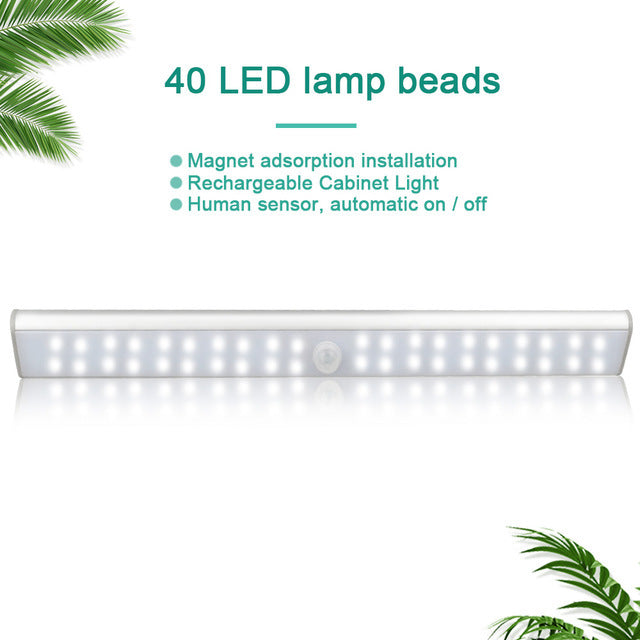 Human USB charging sensor light