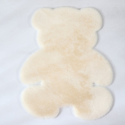 New Product Im Itation Rabbit Fur Cartoon Animal Carpet Floor Mat Door Mat