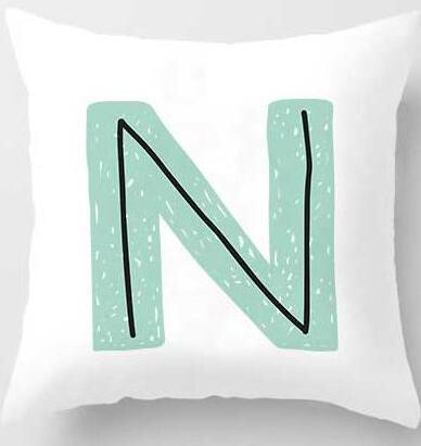 Cute Design Alphabet L Cushion Cover