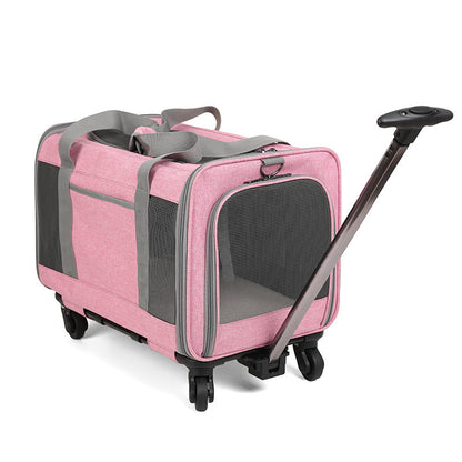 Pet Large-capacity Outgoing Cart Trolley Case