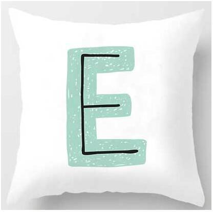 Cute Design Alphabet L Cushion Cover