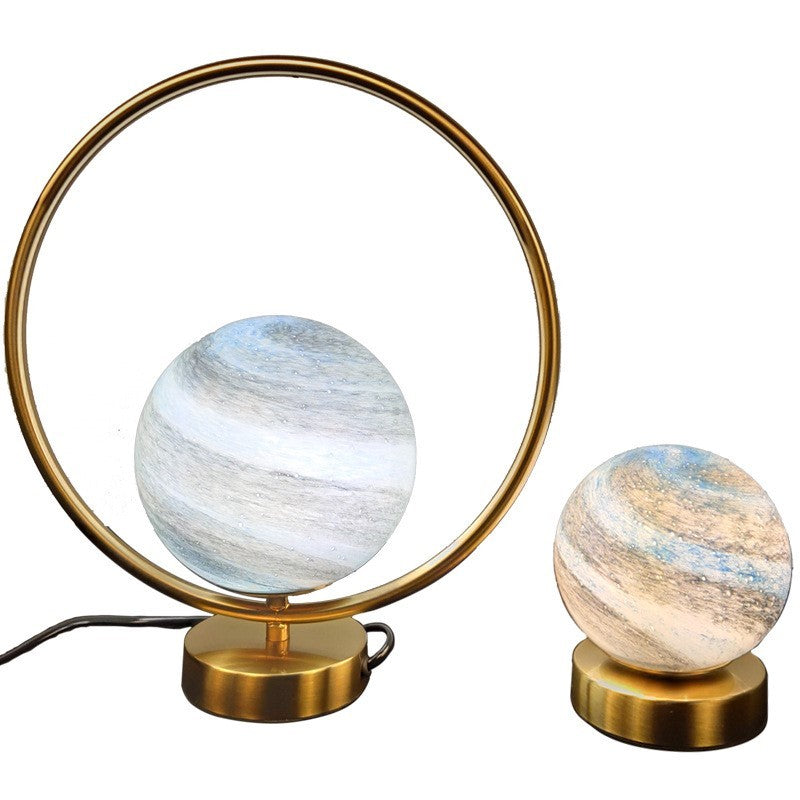 Modern Bedroom Living Room Bedside Wall Lamp Planet Children's Room Creative Planet Chandelier