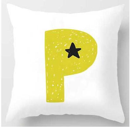 Cute Design Alphabet L Cushion Cover