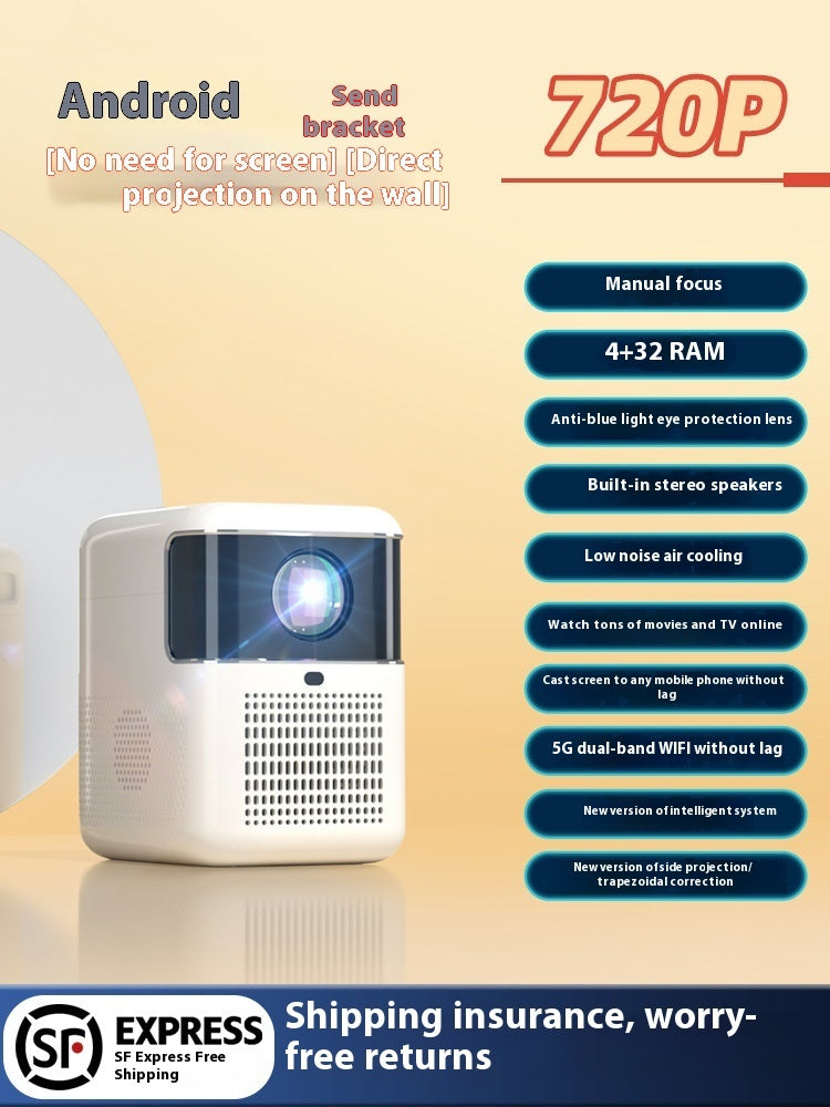 Intelligent Bedroom Focusing Wall Automatic Ultra-high Projector