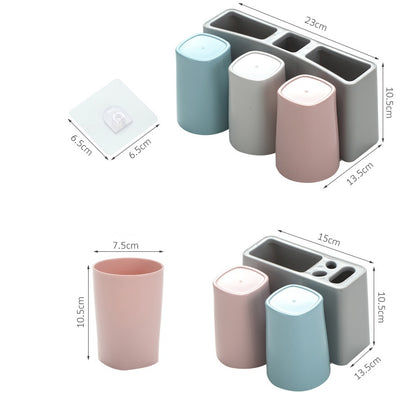 Toothbrush holder wall storage toothbrush rack