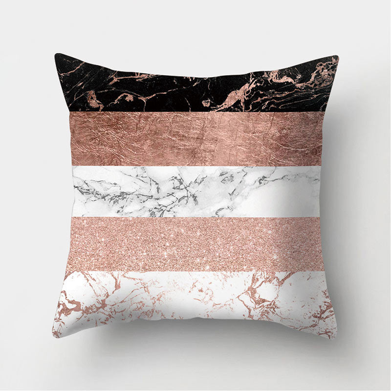 Leather Velvet Pillowcase Sofa Cushion Cover