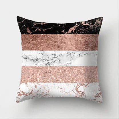 Leather Velvet Pillowcase Sofa Cushion Cover